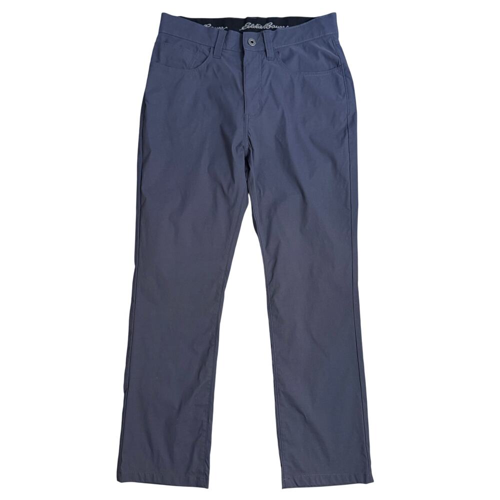 Eddie Bauer Adventure Trek Pant Nylon Hiking Outdoor Zip Pocket Blue Men’s 32x30